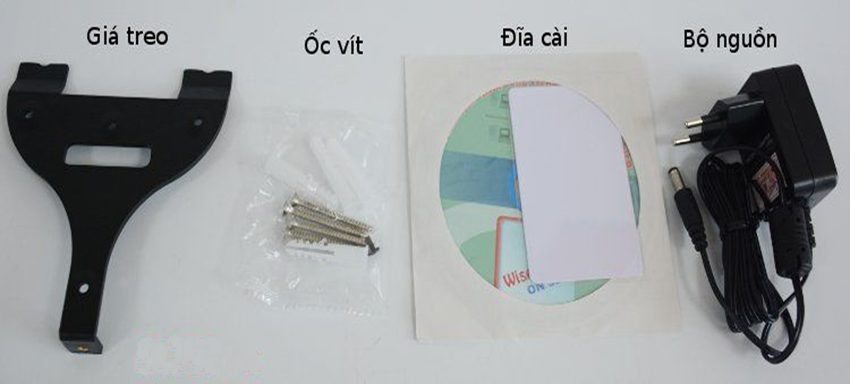 Phụ kiện đi kèm của máy chấm công Ronadl Jack RJ 550