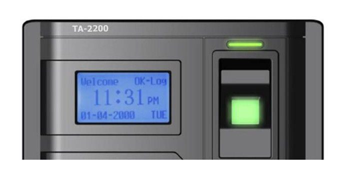 Máy chấm công vân tay Silicon TA-2200 - Hàng chính hãng