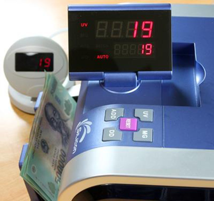 Máy đếm tiền Silicon MC-2300 - Hàng chính hãng