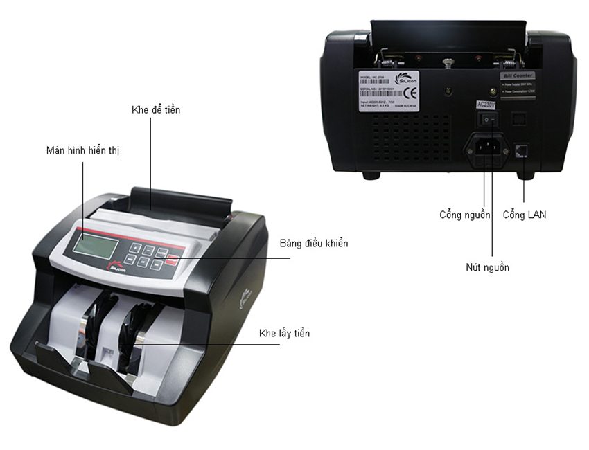 Máy đếm tiền Silicon MC-2700 - Hàng chính hãng