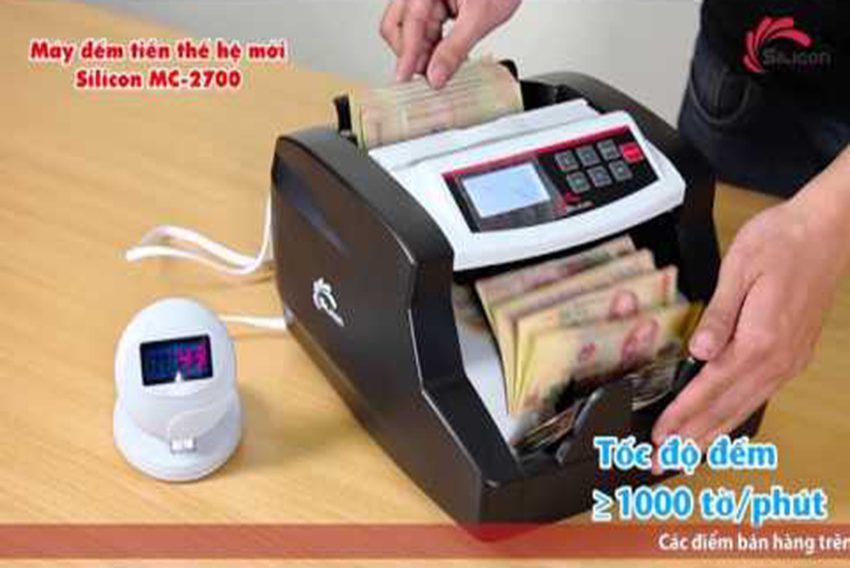 Máy đếm tiền Silicon MC-2700 - Hàng chính hãng