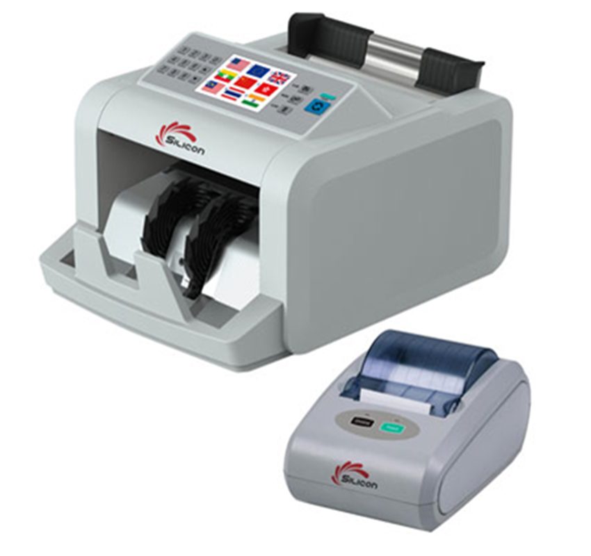 Máy đếm tiền Silicon MC-7PLUS (Combo) - Hàng chính hãng