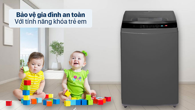 Máy giặt cửa trên Casper WT-95N68BGA - Hàng chính hãng