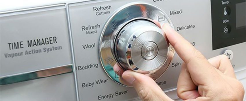 Máy Giặt Cửa Trước Electrolux EWF12938S, nút xoay điều khiển