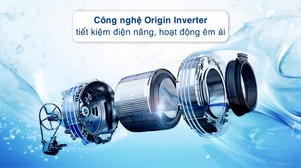 Máy giặt sấy Toshiba Inverter giặt 10.5 kg - sấy 7 kg TWD-T25BZU115MWV(MG) - Hàng chính hãng