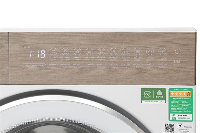 Máy giặt Toshiba Inverter 10.5 kg TW-T37BZP115MWV(WT) - Hàng chính hãng