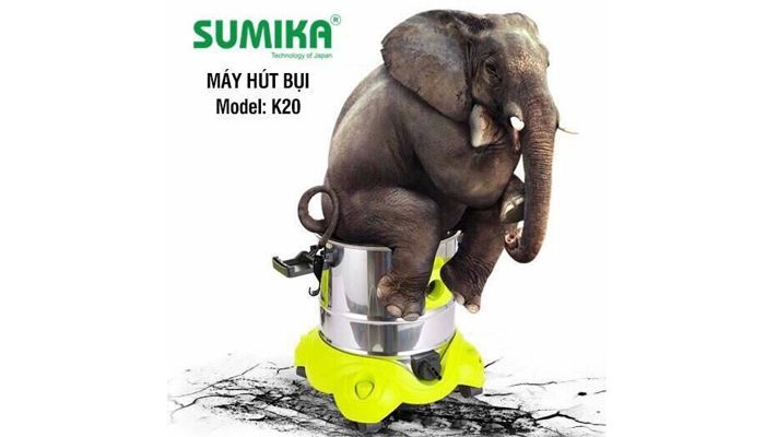 Máy hút bụi công nghiệp Sumika K20 - Hàng chính hãng