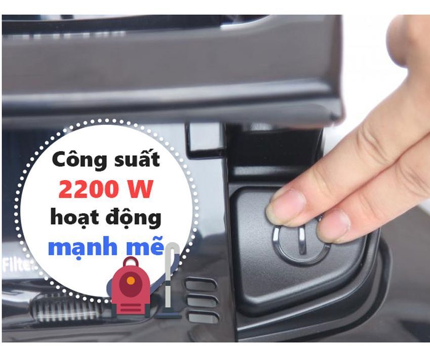 Công suất của máy hút bụi Hitachi CV-SC23V 