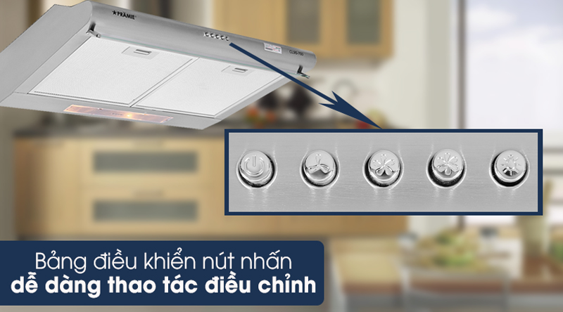 Máy hút mùi âm tủ Pramie CL9S-700 - Hàng chính hãng