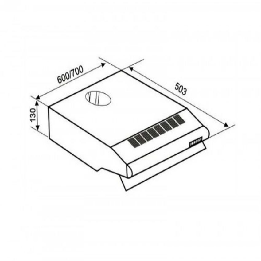 Máy hút mùi Eurosun EH-70C16 - Hàng chính hãng