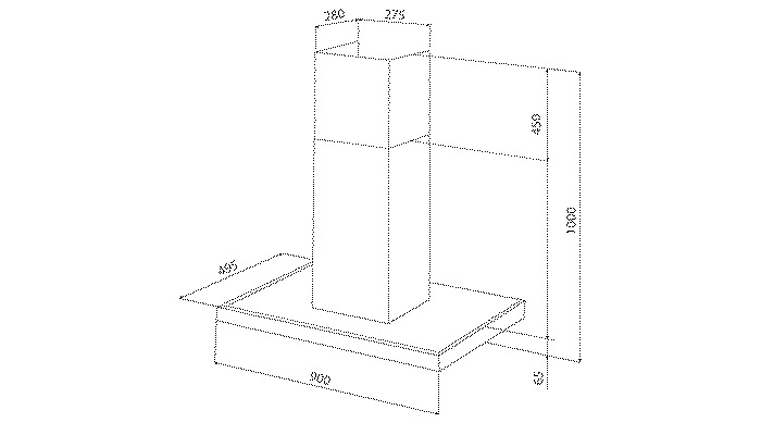 Máy hút mùi Malloca MC 9097R - Hàng chính hãng