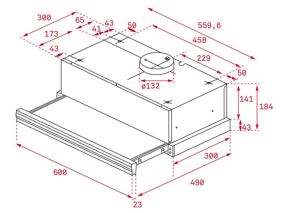 Máy hút mùi Teka CNL 6415-S - Hàng chính hãng
