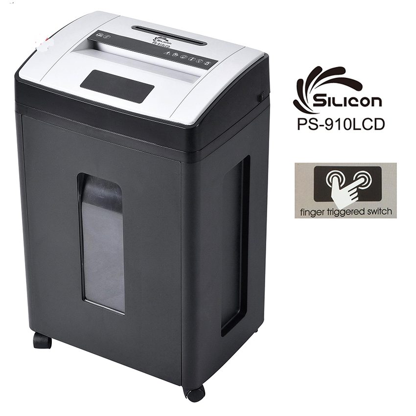 Máy hủy tài liệu Silicon PS-910LCD - Hàng chính hãng