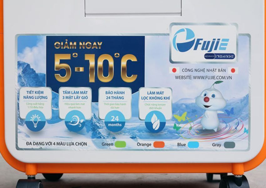 Máy làm mát AC-601 Orange tiêu thụ năng lượng ít