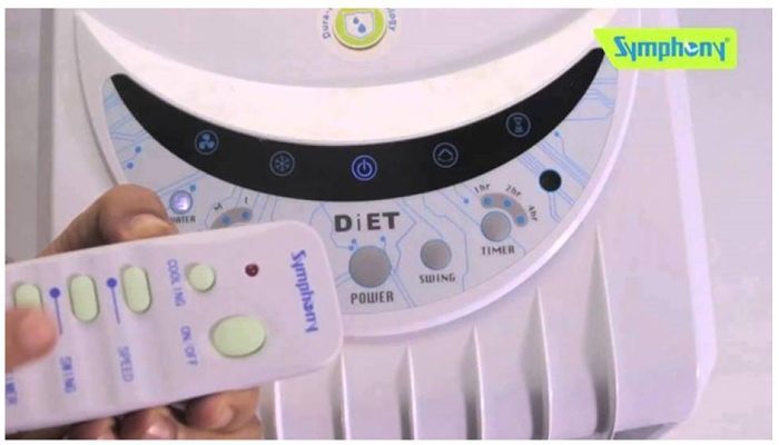 bảng điều khiển máy làm mát không khí Symphony Diet 22i