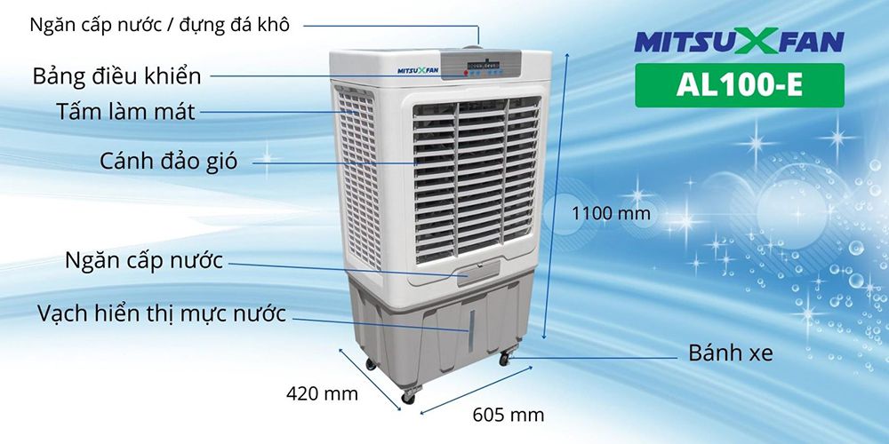Quạt hơi nước MitsuXFan AL100-E 4