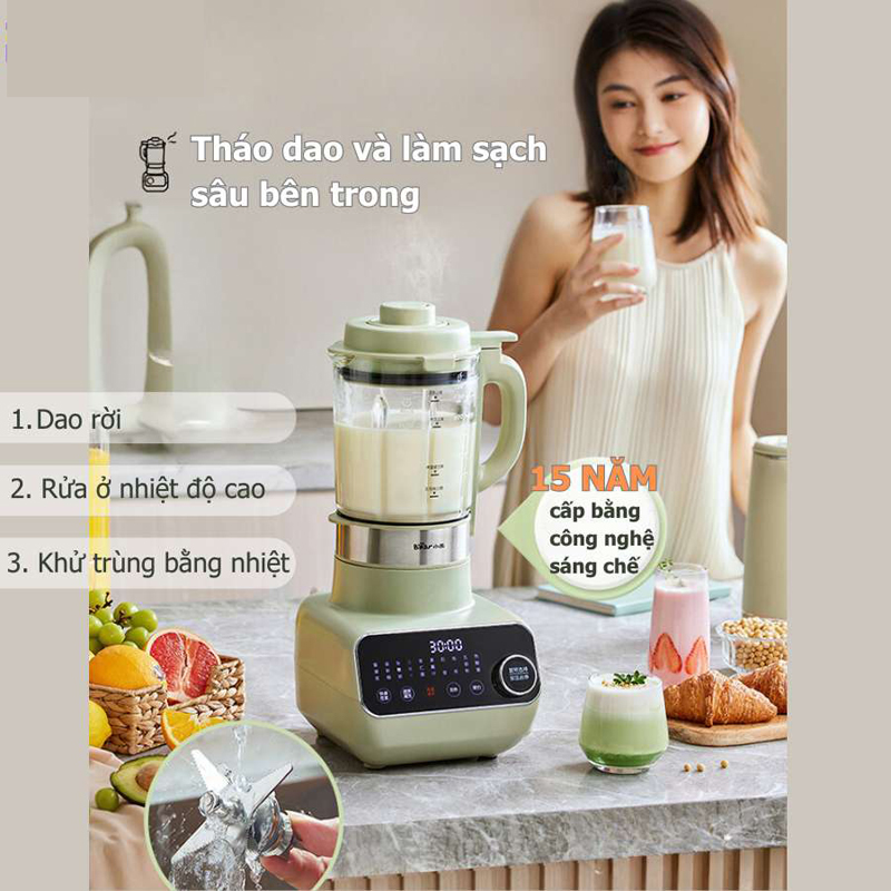 Máy làm sữa hạt Bear PBJ-D12V1 - Hàng chính hãng