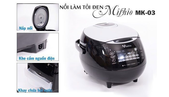 Máy làm tỏi đen Mishio MK03 - Hàng chính hãng