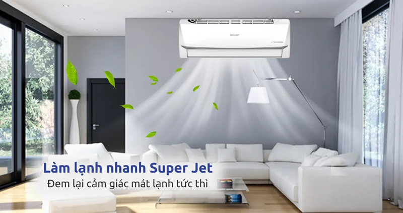 Máy lạnh inverter Sharp AH-X13ZEW - Hàng chính hãng