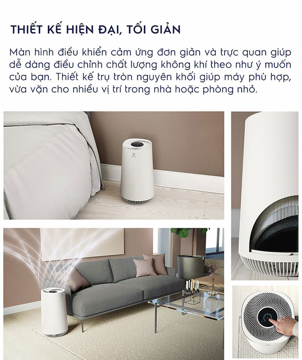 Máy lọc không khí Electrolux FA31-200WT - Hàng chính hãng