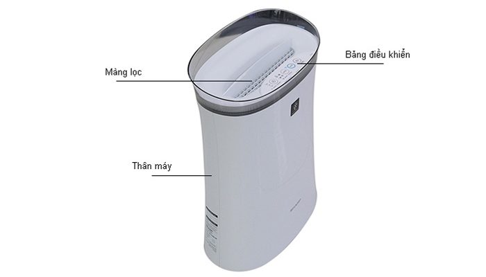 Máy lọc không khí tạo ion Sharp FP-F40E-W - Hàng chính hãng