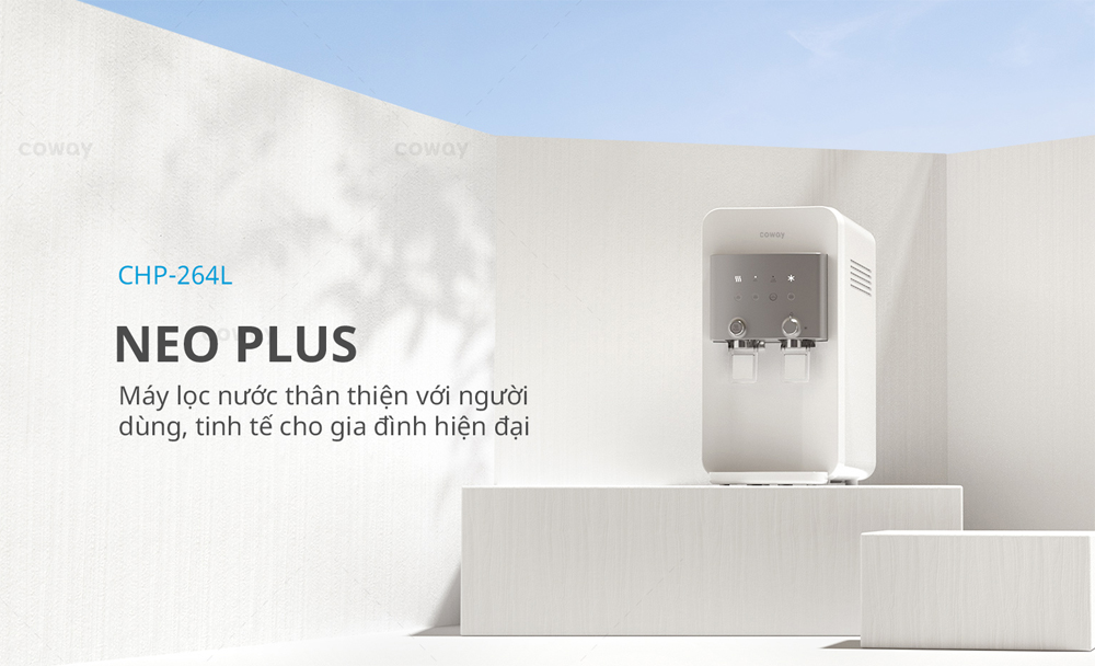 Máy lọc nước nóng lạnh Coway Neo Plus CHP-264L - Hàng chính hãng
