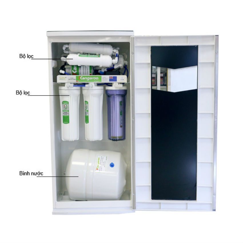 cấu tạo Máy lọc nước Kangaroo KG100HA
