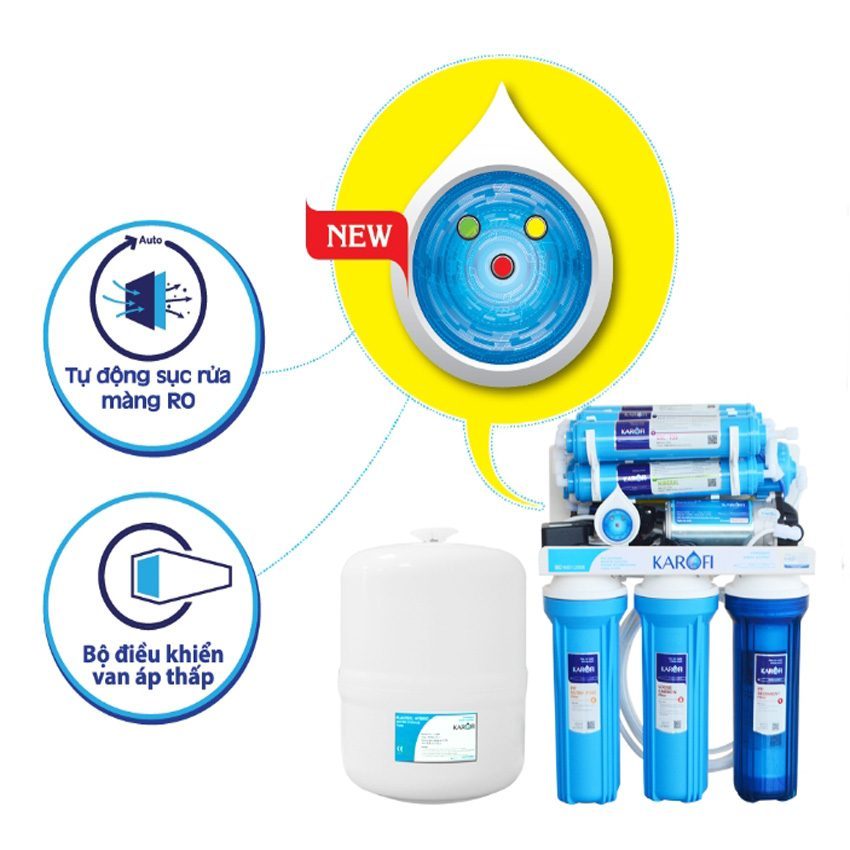 cấu tạo bộ lọc Máy lọc nước Karofi sRO 9 cấp KT-KS90-A 