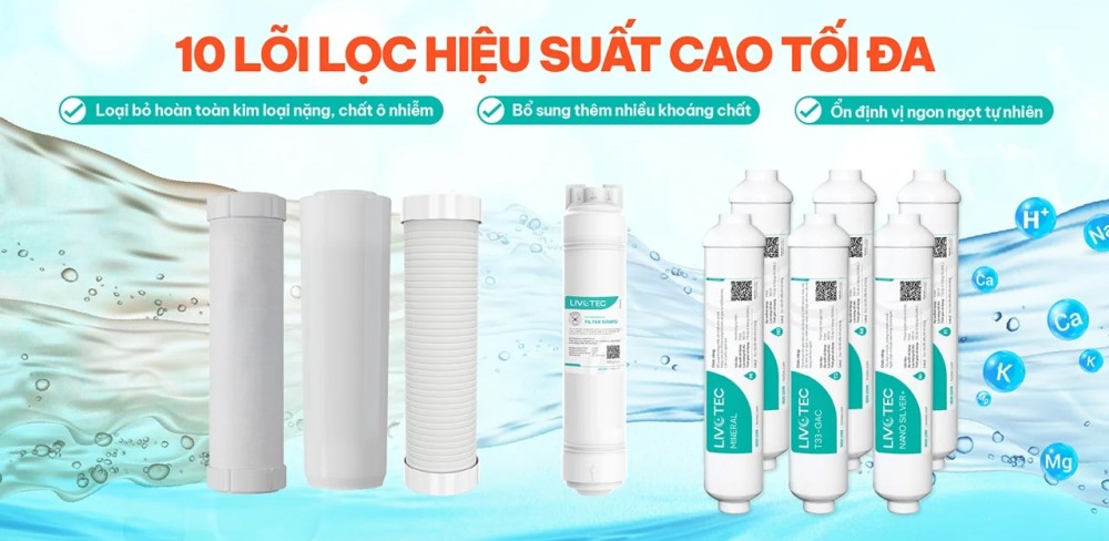 Máy lọc nước RO Karofi Livotec 609 - Hàng chính hãng