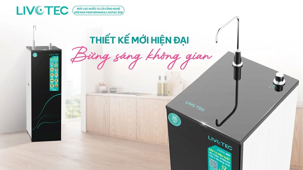 Máy lọc nước RO Karofi Livotec 808 - Hàng chính hãng