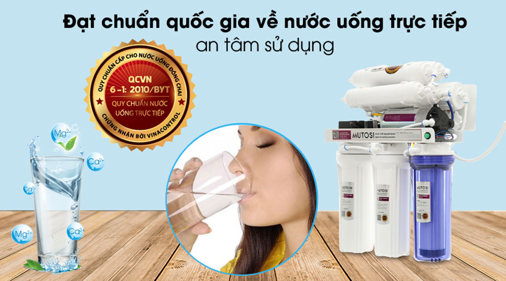 Máy lọc nước Mutosi không tủ 9 lõi MP-291-NC - Hàng chính hãng