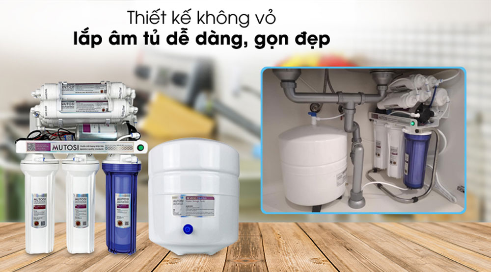 Máy lọc nước Mutosi không tủ 9 lõi MP-291-NC - Hàng chính hãng