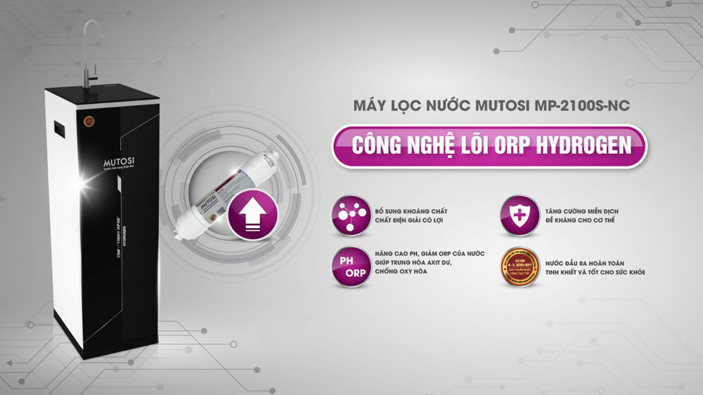 Máy lọc nước 10 lõi Mutosi MP-2100S-NC - Hàng chính hãng