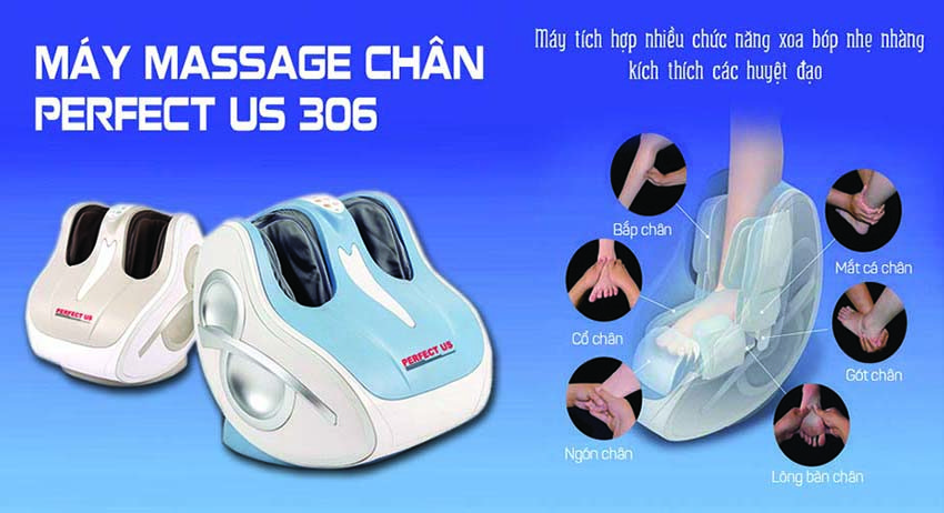Máy massage chân perfect us 306
