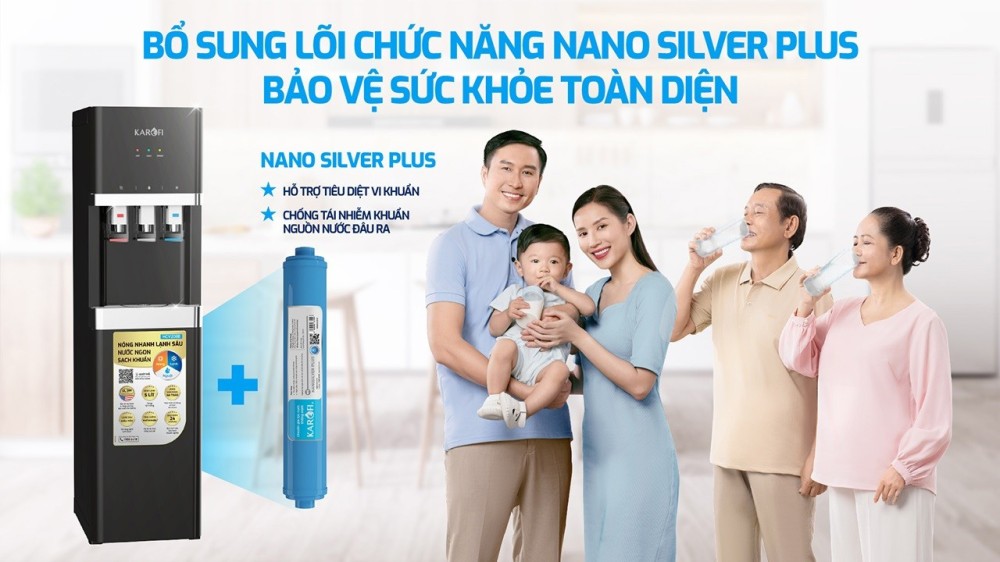 Máy lọc nước Karofi HCV208B - Hàng chính hãng
