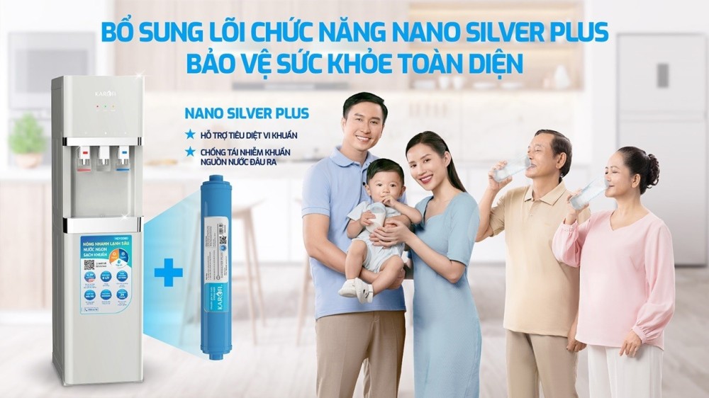 Máy lọc nước Karofi HCV208G - Hàng chính hãng