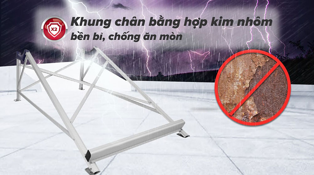 Máy năng lượng mặt trời Ariston ECO2 1810 25 - Hàng chính hãng