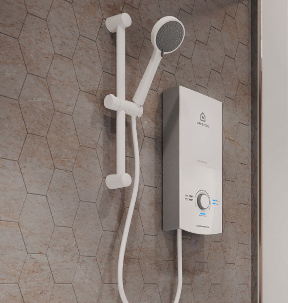 Máy nước nóng trực tiếp Ariston Aures Premium 4.5P - Hàng chính hãng