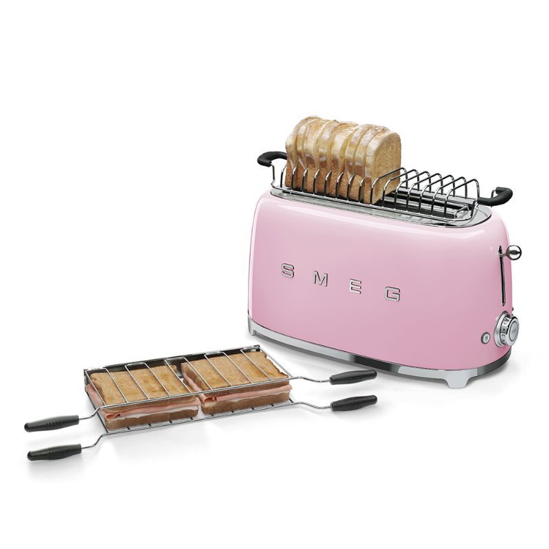 Máy nướng bánh mì Smeg TSF01PKEU - Hàng chính hãng