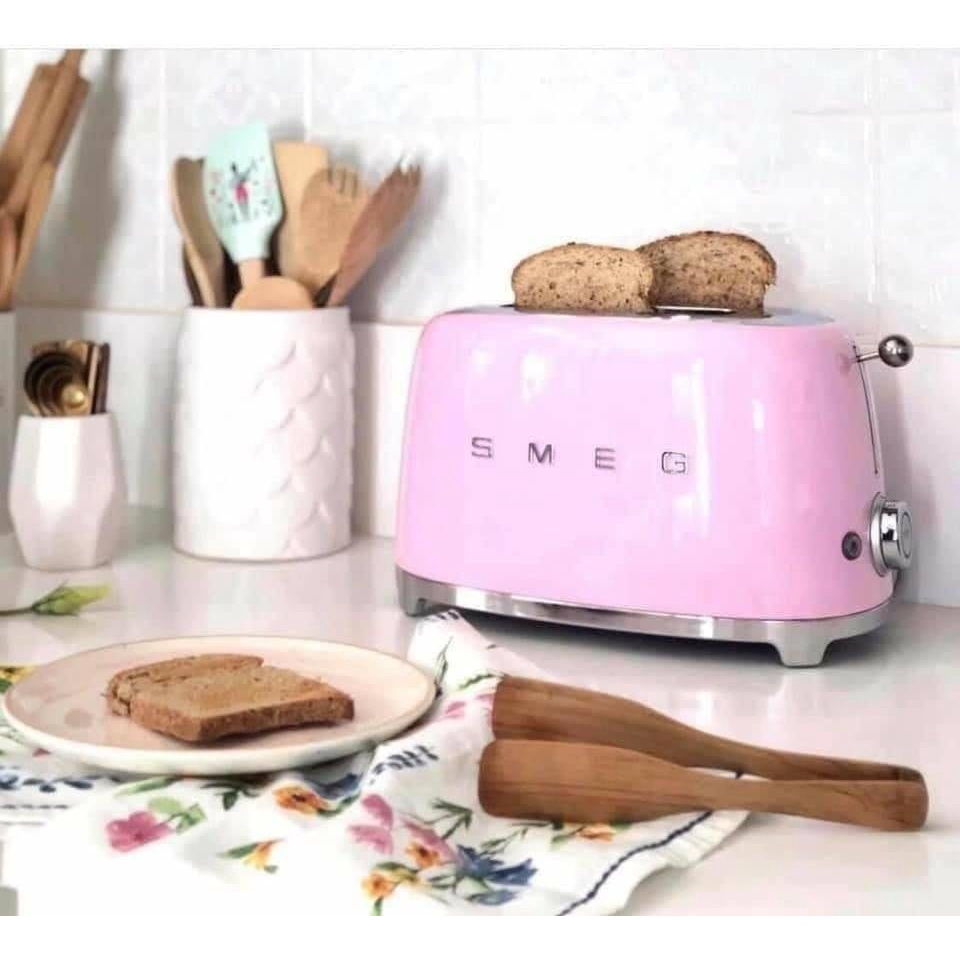 Máy nướng bánh mì Smeg TSF01PKEU - Hàng chính hãng