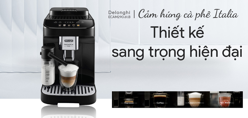 Máy pha cà phê Delonghi ECAM290.61.B - Hàng chính hãng