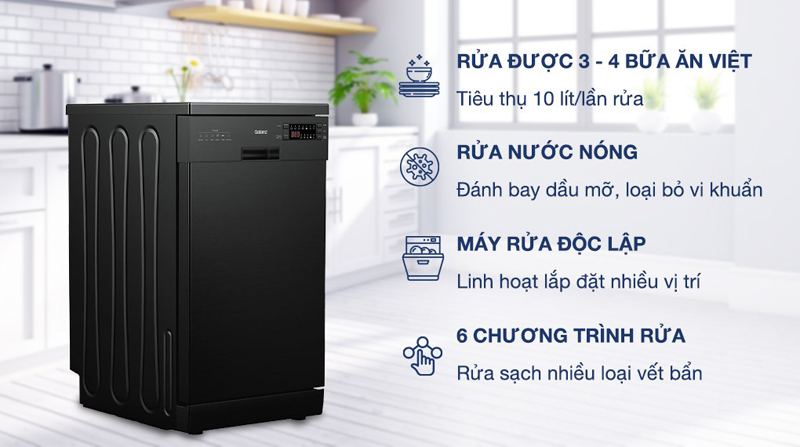 Các tính năng ưu việt của máy rửa bát Galanz W45A3A401S-0E1(B) 