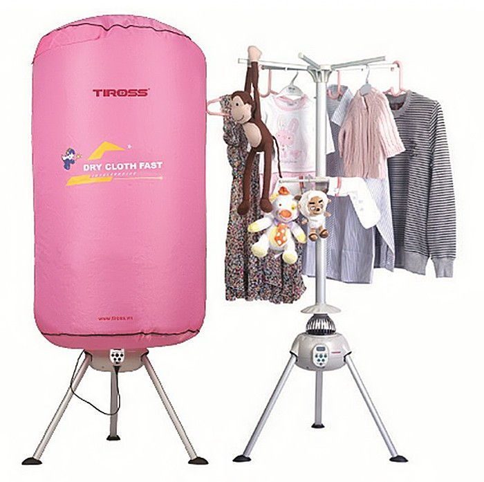 Máy sấy quần áo Tiross TS-881 có điều khiển từ xa - Hàng chính hãng