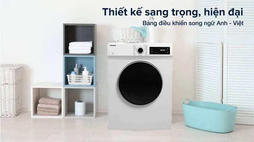 Máy sấy thông hơi Toshiba 7 kg TD-H80SEV(WK) - Hàng chính hãng