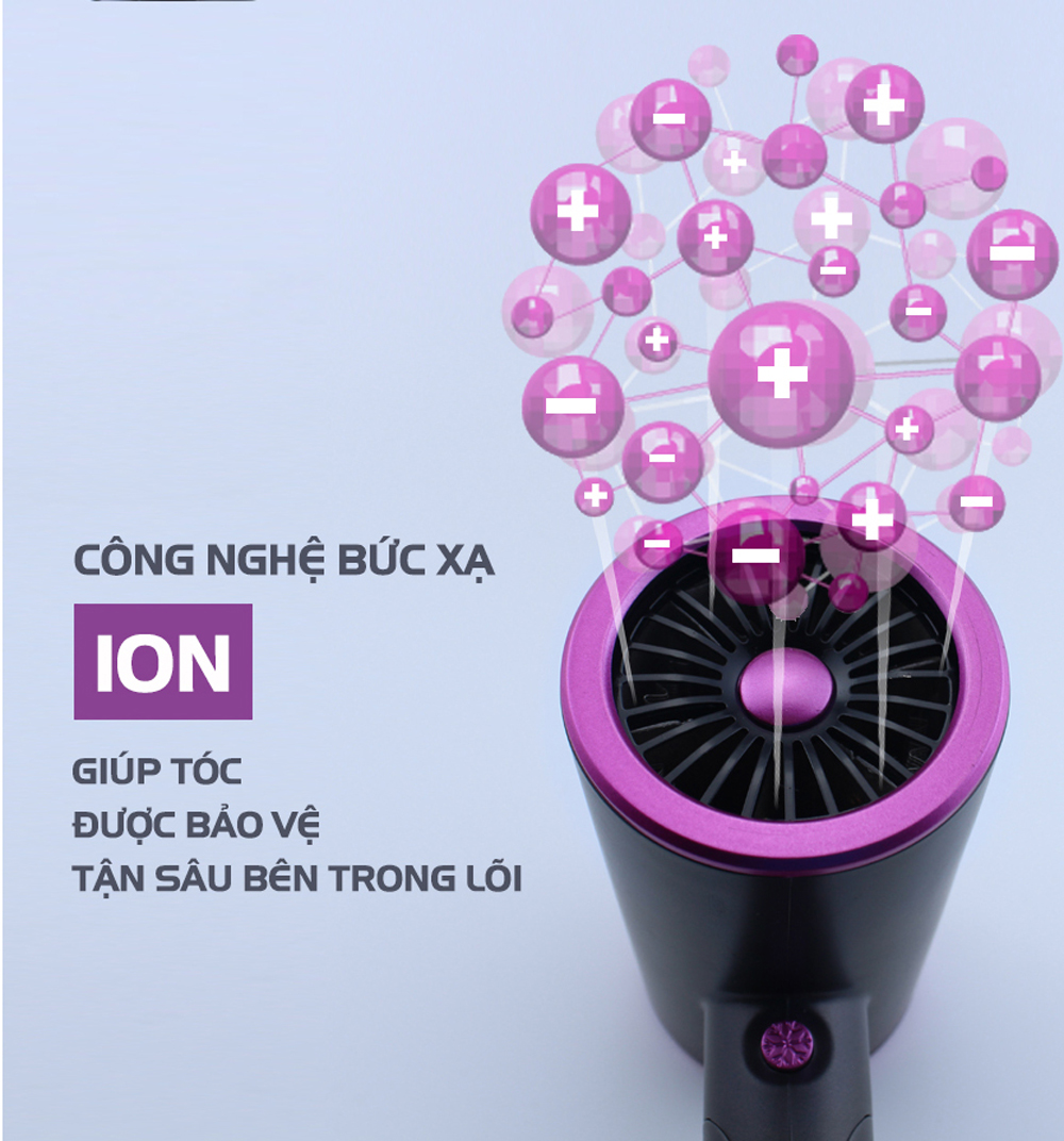 Máy sấy tóc Kalpen HDK-3601 (1800W) - Hàng chính hãng