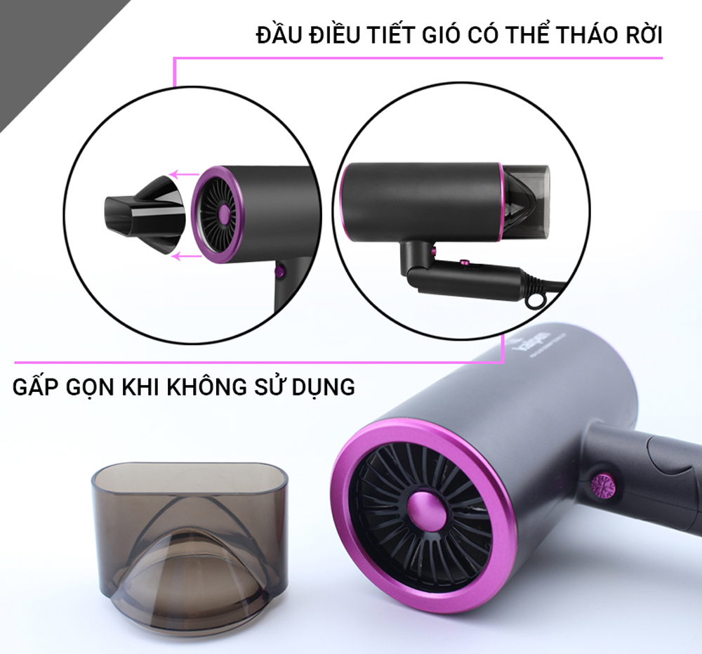 Máy sấy tóc Kalpen HDK-3601 (1800W) - Hàng chính hãng