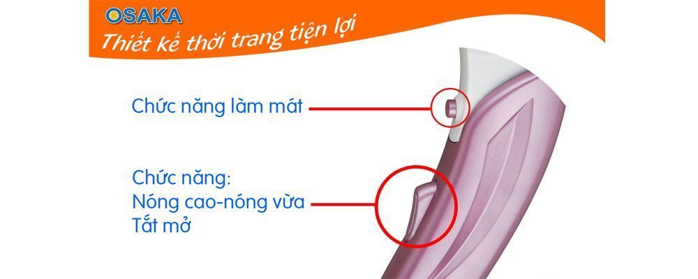 Máy sấy tóc Osaka HC316 - Hàng chính hãng
