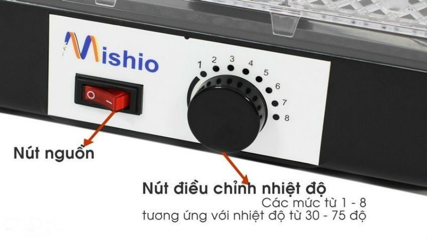 Bảng điều khiển Máy Sấy Thực Phẩm Mishio MK12