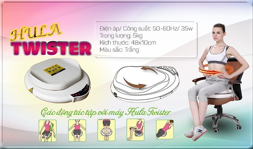 Máy xoay eo Perfect HULA TWISTER - Hàng chính hãng