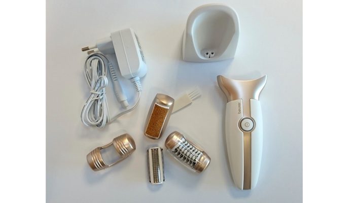 Máy nhổ lông, cạo râu, tẩy da chết Beurer HL70